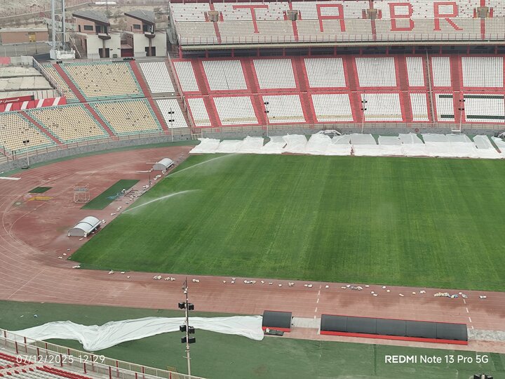 چرا چمن ورزشگاه یادگار امام تبریز تا فروردین ۱۴۰۵ سبز نخواهد شد؟