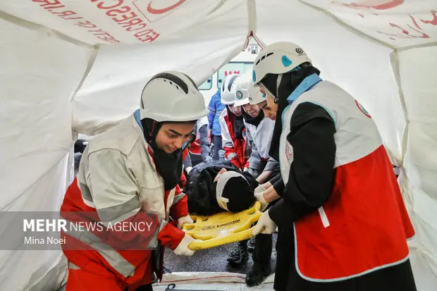 مانور نفس‌گیر زلزله و آتش‌نشانی در قلب تهران؛ آمادگی برای خطرهای ناگهانی!