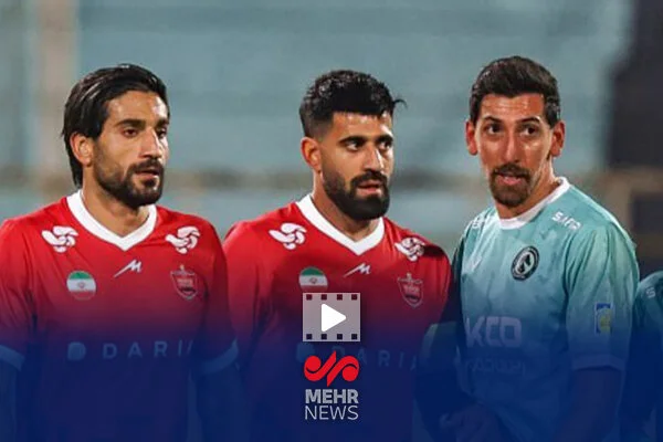 گل اول پرسپولیس توسط اوستون ارونوف به پیکان