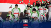 رژه کاروان ورزش ایران در مراسم افتتاحیه بازی های پاراآسیایی جوانان‌
