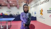 درخشش بی‌نظیر دختر بجنوردی با نخستین طلای پاراتنیس ایران در پاراآسیایی!