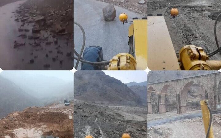 نجات جاده‌های روستایی پاپی؛ ریزش‌برداری فوری و بدون انسداد مسیر!