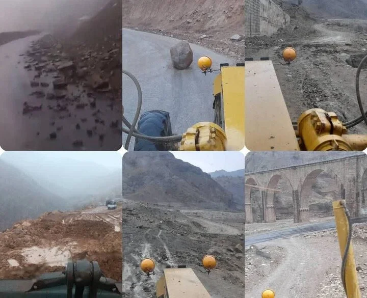 نجات جاده‌های روستایی پاپی؛ ریزش‌برداری فوری و بدون انسداد مسیر!