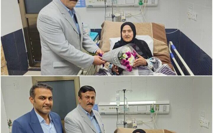 دیدار گرم فرماندار دیلم با مادر شهید در روز مادر؛ قدردانی از ایثار بی‌نظیر خانواده شهدا