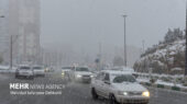 بارش برف ناگهانی در اقلید؛ زمستان زودرس آغاز شد!