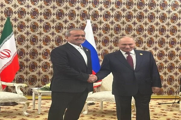 پوتین و پزشکیان در عشق‌آباد؛ گشایش‌های جدید در روابط ایران و روسیه!
