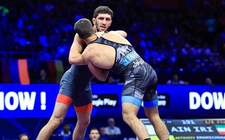 قهرمان المپیک توکیو با نمایش تحسین‌برانگیز، کشتی‌گیر ایرانی را ۹ بر صفر شکست داد + فیلم