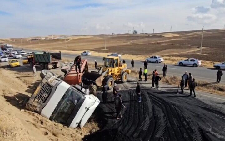 راهداران بیجار با تلاش نفس‌گیر، محور بیجار–زنجان را در سه ساعت باز کردند!