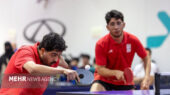 تیم دوبل پاراتنیس ایران با شکست قزاقستان، فینالیست شد!