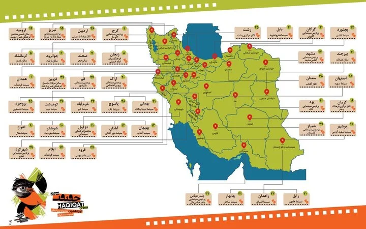 فیلم‌های منتخب «سینماحقیقت» در کدام شهرهای ایران روی پرده می‌روند؟