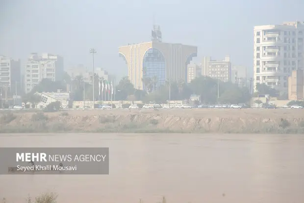 هشدار جدی: ۱۷ شهر خوزستان در شرایط قرمز و نارنجی آلودگی هوا گرفتار شدند!