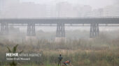 مه غلیظ و آلودگی نفس‌گیر در راه خوزستان؛ هشدار برای رانندگان و شهروندان