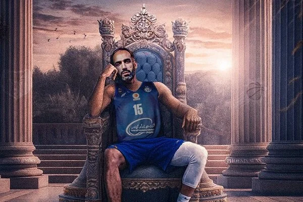 حامد حدادی اسطوره بسکتبال ایران به استقلال پیوست؛ آیا قهرمانی در انتظار آبی‌هاست؟