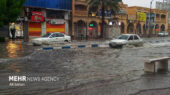 خیابان‌های بندرعباس زیر آب رفت؛ معابر تبدیل به رودخانه‌های خروشان شدند!