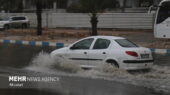 آبگرفتگی معابر شهری سیریک