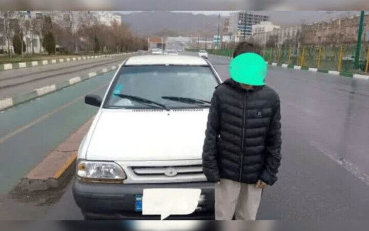 رانندگی خطرناک نوجوان ۱۷ ساله در گلبهار؛ پلیس وارد عمل شد!