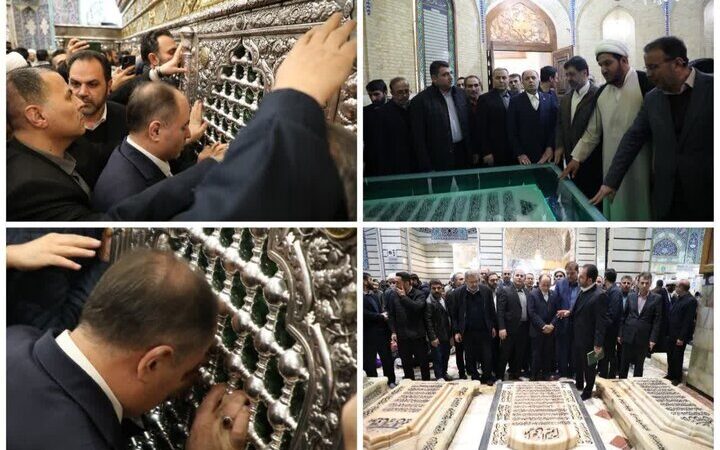 وزیر جهاد کشاورزی در بارگاه نورانی حضرت معصومه (س)؛ زیارتی معنادار و دیداری ویژه