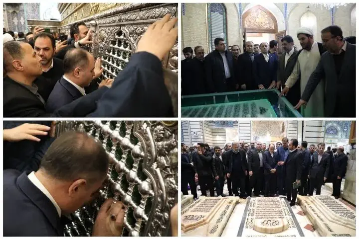 وزیر جهاد کشاورزی در بارگاه نورانی حضرت معصومه (س)؛ زیارتی معنادار و دیداری ویژه