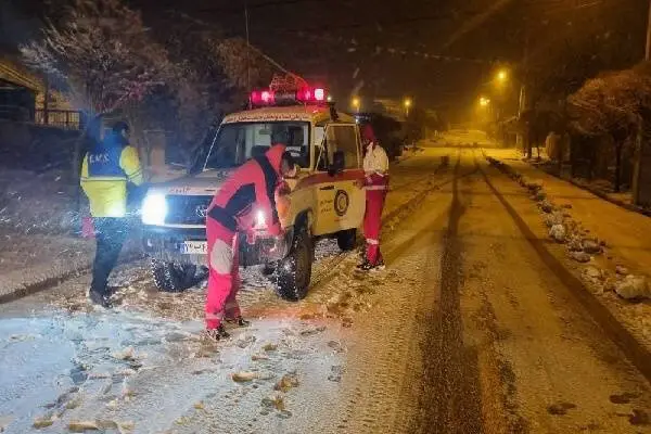 نجات معجزه‌آسا مادر باردار در دل کولاک سهمگین مارگون!