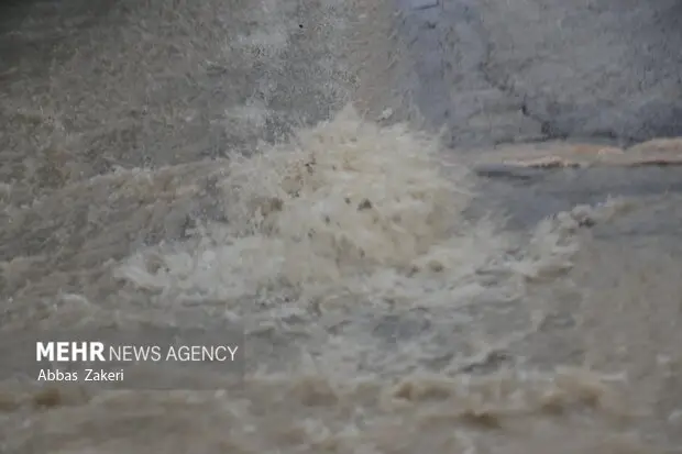 تصاویری از بارندگی در روستای زو صالح‌آباد
