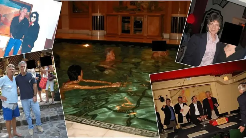 اسناد تازه و سانسور شده پرونده اپستین منتشر شد؛ عکس‌های جنجالی کلینتون در استخر فاش شد!