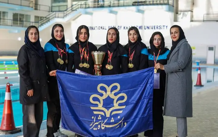 تیم نجات غریق دانشگاه شیراز با افتخار قهرمان کشوری شد!