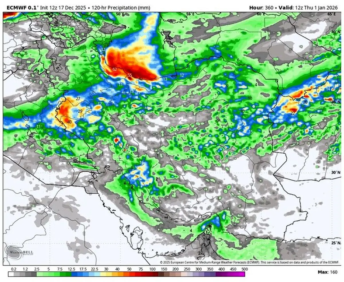 بارش برف شدید در چند استان شمالی؛ هشدار کاهش دما و وزش باد شدید