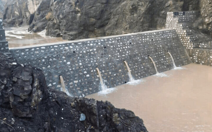 آبگیری بی‌سابقه ۱۵۰ میلیون مترمکعبی سازه‌های آبخیزداری هرمزگان در بارندگی‌های اخیر