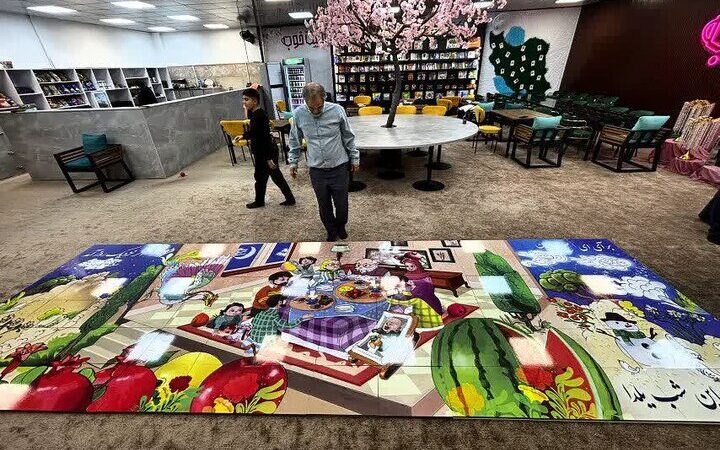 اجرای هیجان‌انگیز نخستین اَبَرپازل میدانی رسانه‌ای در قلب قم به مناسبت شب یلدا