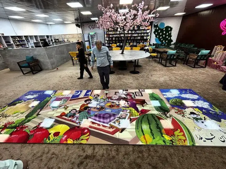 اجرای هیجان‌انگیز نخستین اَبَرپازل میدانی رسانه‌ای در قلب قم به مناسبت شب یلدا