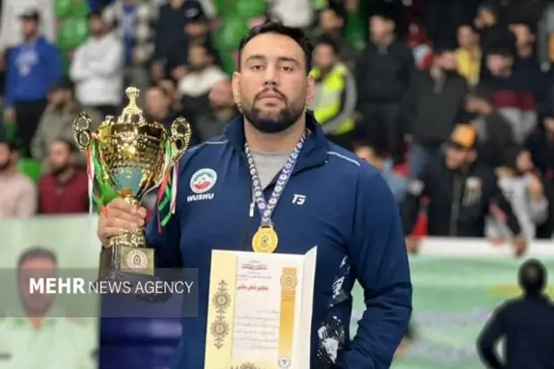 ووشوکار سیستان و بلوچستان با قدرت تمام مدال طلای فراجا را به خانه برد!