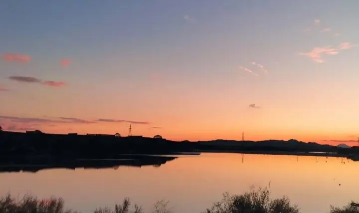 آبگیری شگفت‌انگیز دریاچه طبیعی گواب خوسف پس از باران‌های بی‌سابقه