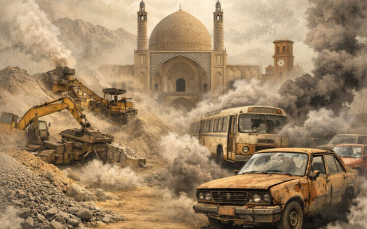 کاشان در بحران نفس‌گیر آلودگی؛ وقتی شب‌ها هم هوا غیرقابل تحمل می‌شود!