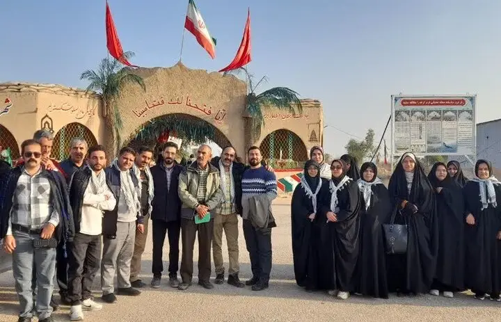 فرهنگیان میامی در اردوی راهیان نور؛ سفری معنوی به دل مقاومت و ایثار