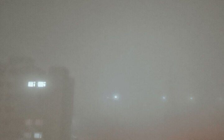 آلودگی نفس‌گیر و مه غلیظ؛ اراک در تله هوای خطرناک