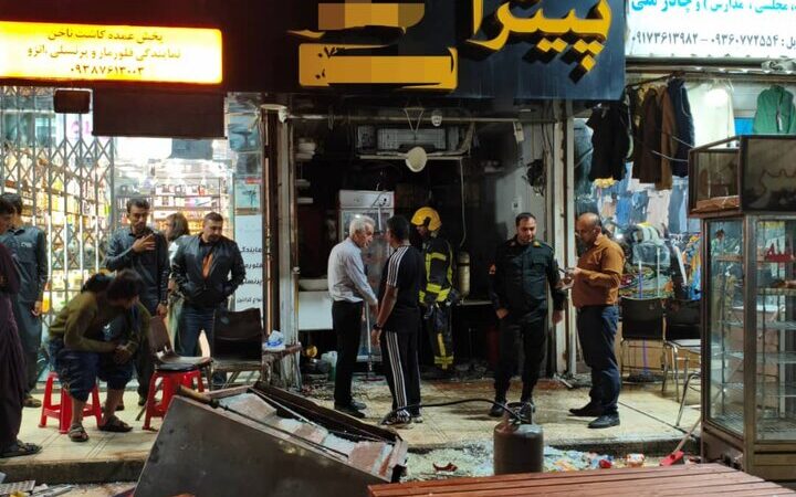 انفجار وحشتناک در پیتزا فروشی بندرعباس؛ ۸ نفر مصدوم شدند!