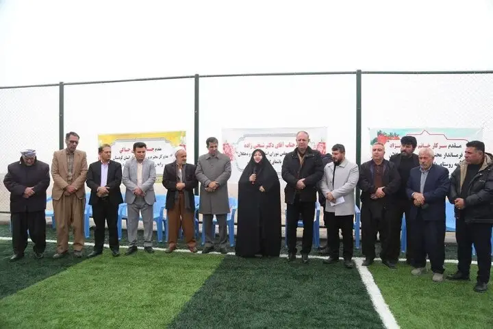 چهارمین زمین چمن مصنوعی روستایی دهگلان در باشماق رسماً افتتاح شد؛ تحولی بزرگ در ورزش روستاها