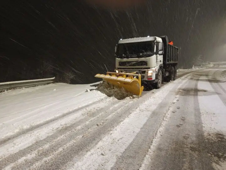 برف سنگین در مرگسر