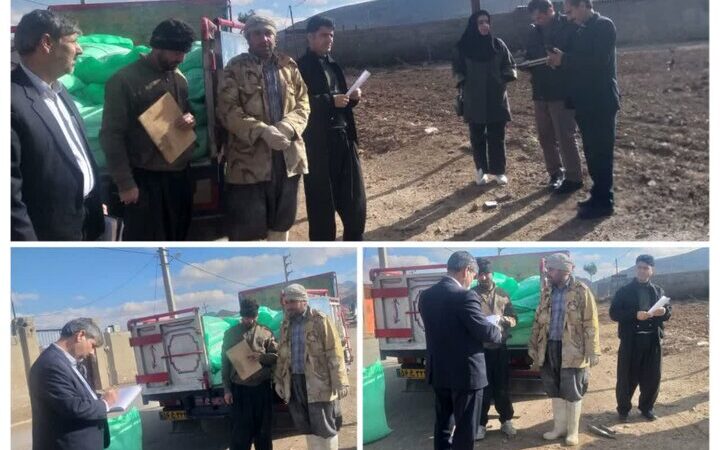 بازدید ویژه مسئولان از روند حساس توزیع آرد در روستاهای هرسین؛ عدالت در اولویت است