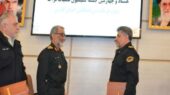 تجلیل از عملکرد فرمانده انتظامی فارس توسط جانشین فراجا