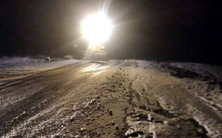 انسداد محور خمین – الیگودرز به دلیل کولاک شدید؛ تردد ممنوع شد