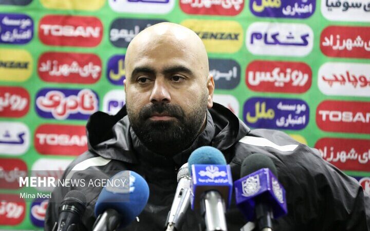 زارع: بازیکنانم در برابر تراکتور جانانه دفاع کردند