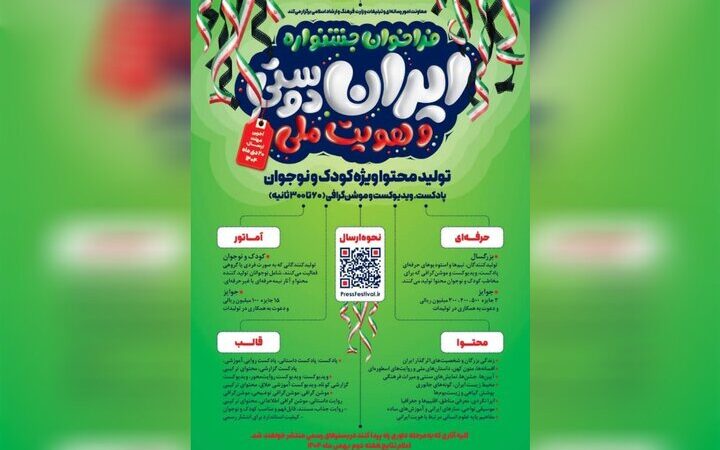 فراخوان تولید پادکست و ویدیوکست ایران‌دوستی منتشر شد