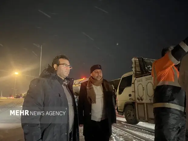 نظارت قضایی میدانی بر خدمات‌رسانی در محورهای برف‌گیر شاهرود