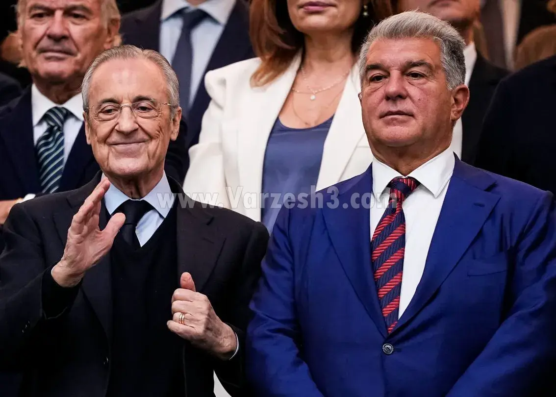 انتقام خونین پرز از لاپورتا؛ جنگ سرد رئال و بارسا شعله‌ور شد!