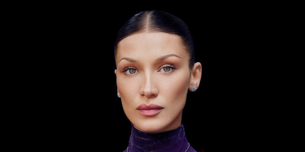 بلا حدید سوپرمدل جهانی در کنار خوراکی‌های ایرانی! راز علاقه‌اش به تافی کره‌ای مینو چیست؟