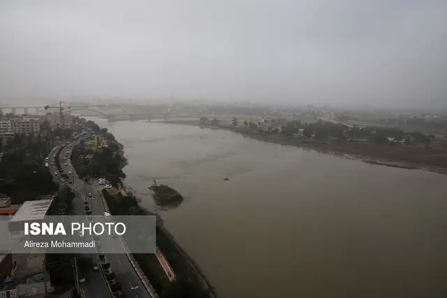 هوای اهواز و کارون در وضعیت قرمز؛ هشدار جدی برای سلامت شهروندان!