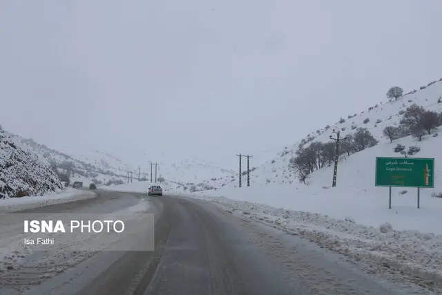 تردد در محورهای مواصلاتی همدان برقرار است