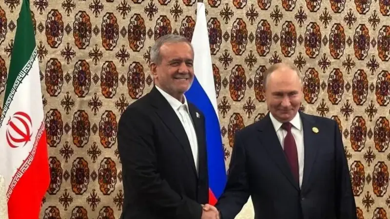 واکنش عجیب پوتین به اختلاف آمار پزشکیان درباره پروژه راه‌آهن رشت-آستارا