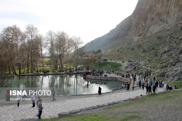 بازگشت حیات به چشمه باستانی بیستون پس از خشکسالی طولانی؛ راز نگهداری ماهیان نادر فاش شد!
